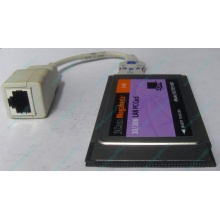 Сетевая карта для ноутбука 3COM Mehahertz 3CCFE574BT (PCMCIA) - Малаховка